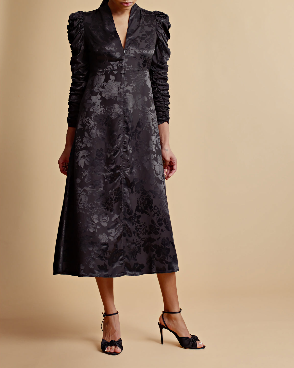 byTiMo Jacquard Black Viscose