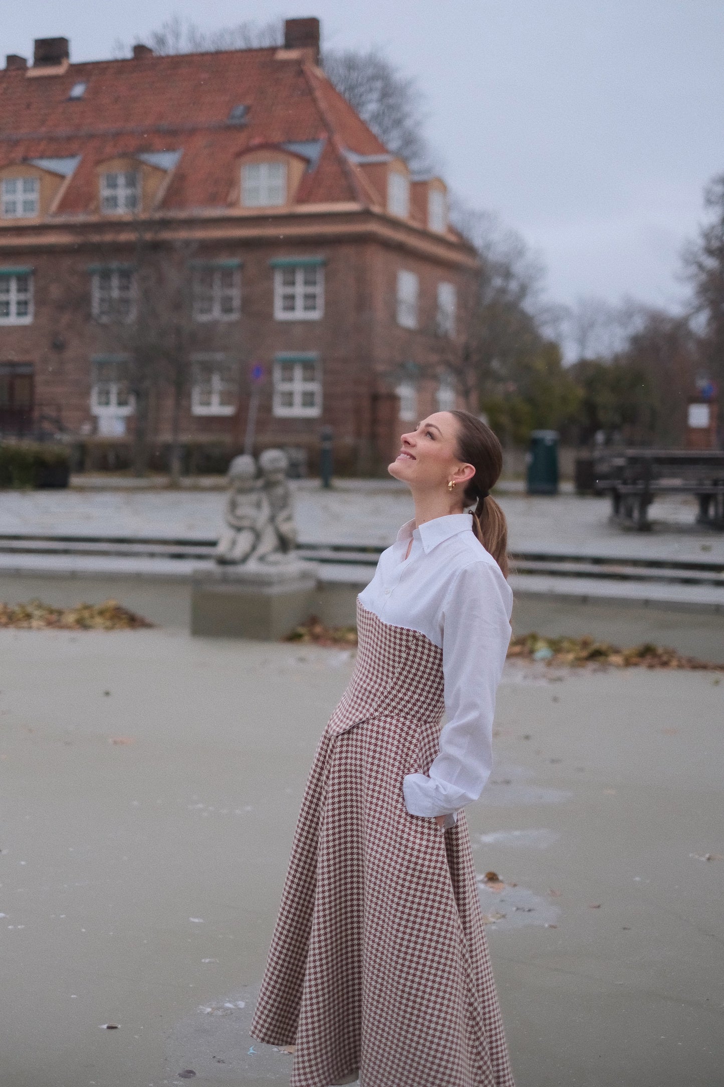 Rutete stoff + Mønster MÆRRY