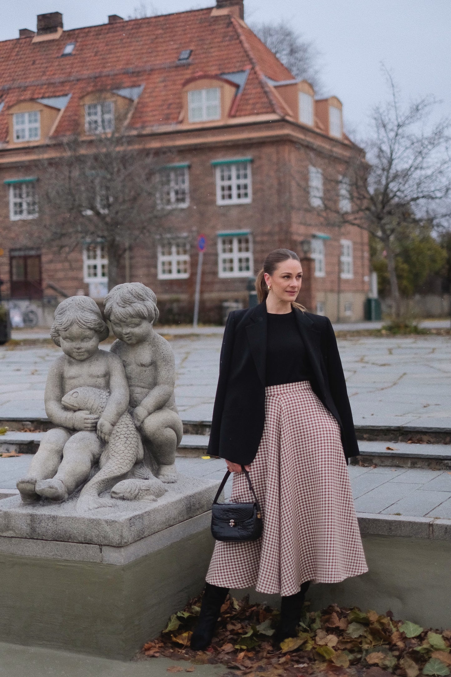 Rutete stoff + Mønster MÆRRY