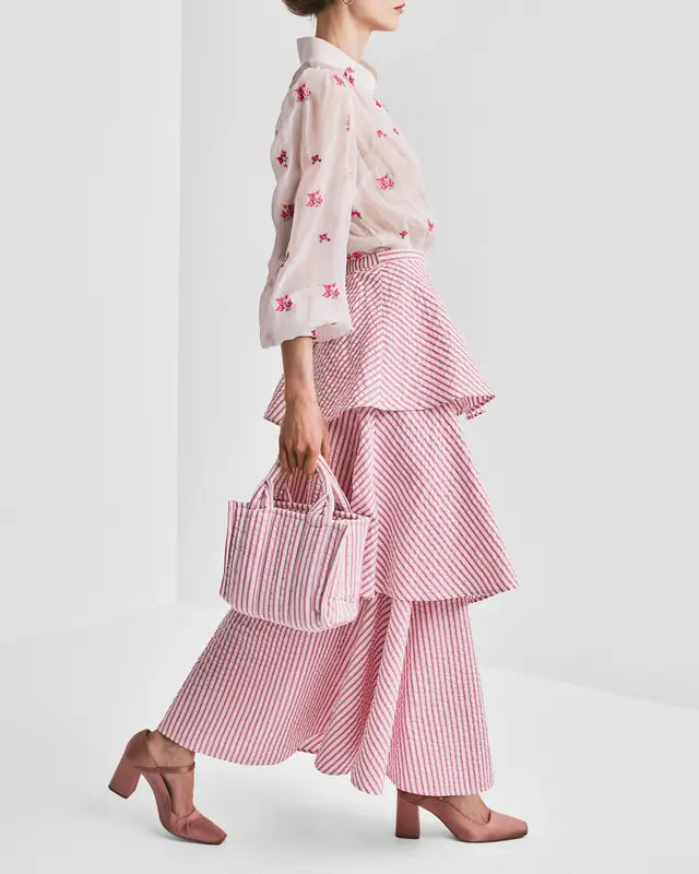 byTiMo - Pink Stripe Seersucker