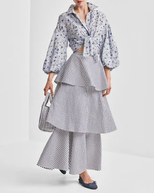 byTiMo - Blue Stripe Seersucker