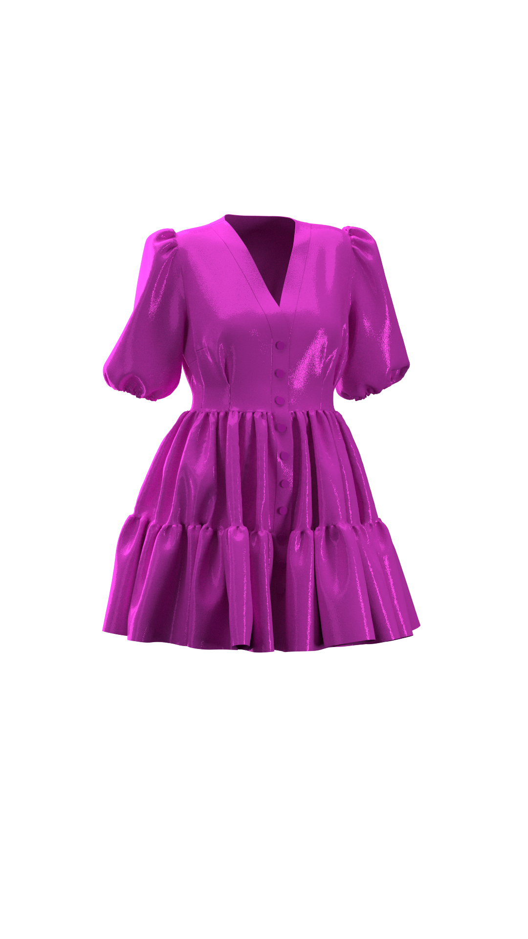 Knappekjolen med rynkekappe