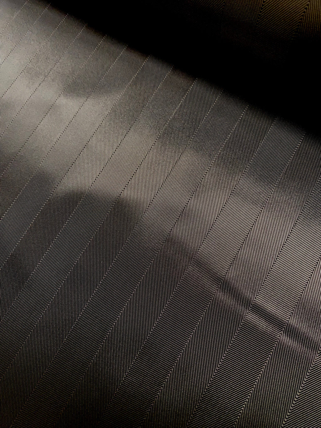 Fôr - Sort m/sorte striper Viskose