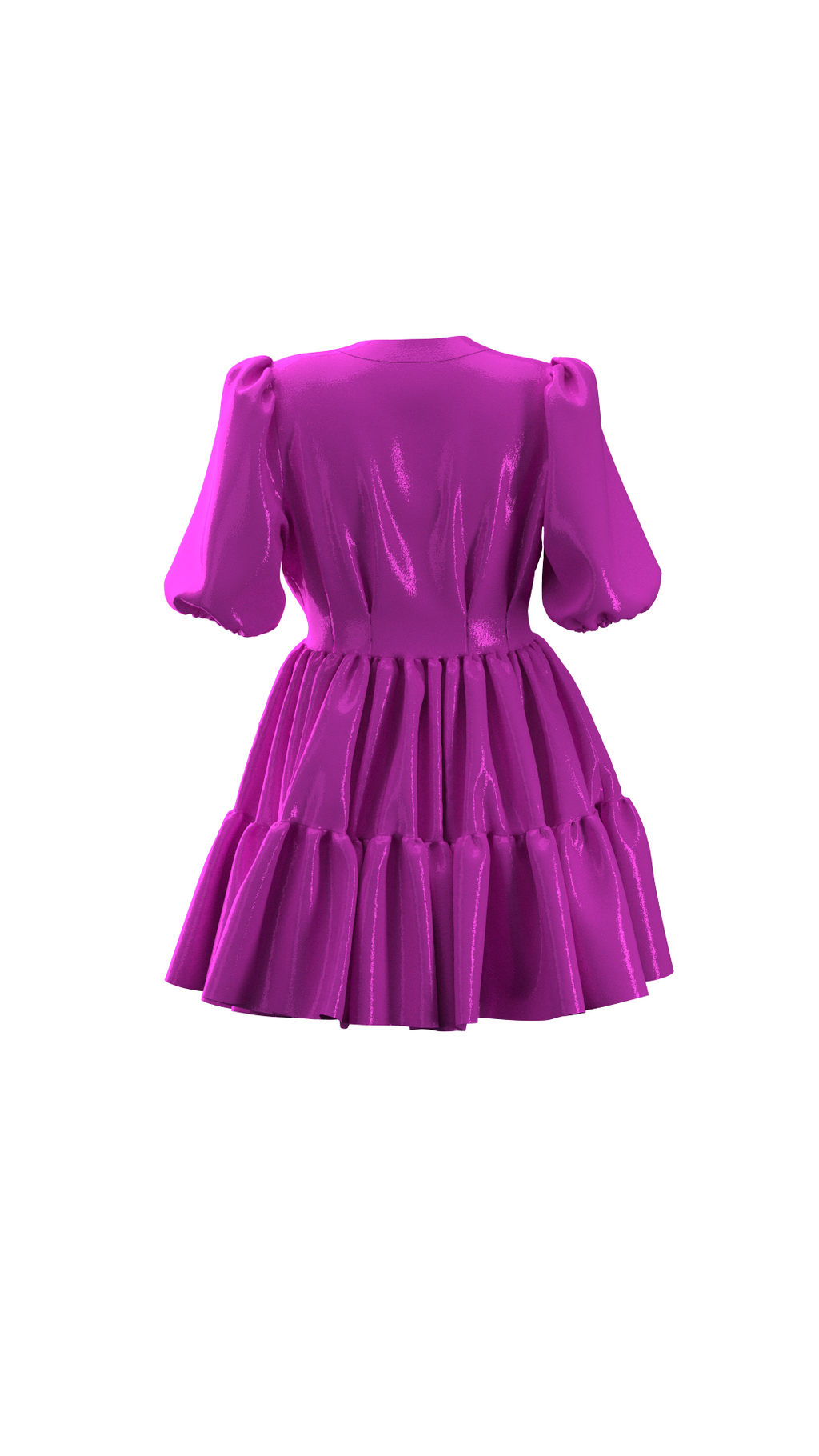 Knappekjolen med rynkekappe