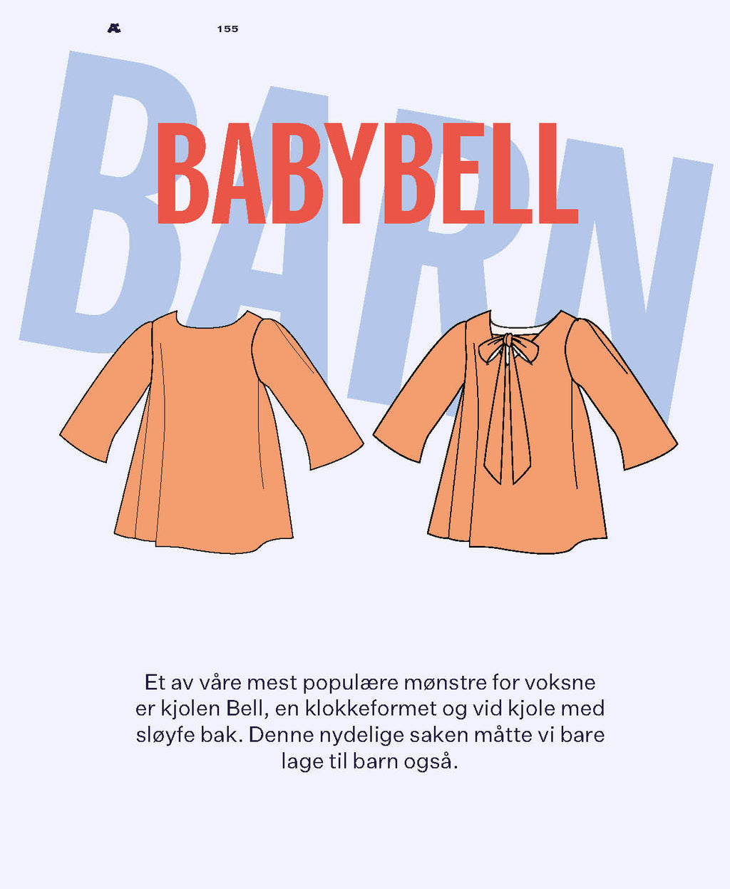 Fæbrik kids + Liberty Fabrics-stoff til Baby Bell blå