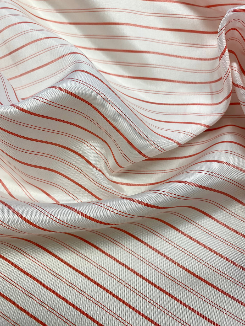 Fôr - Striper rød/hvit Viskose