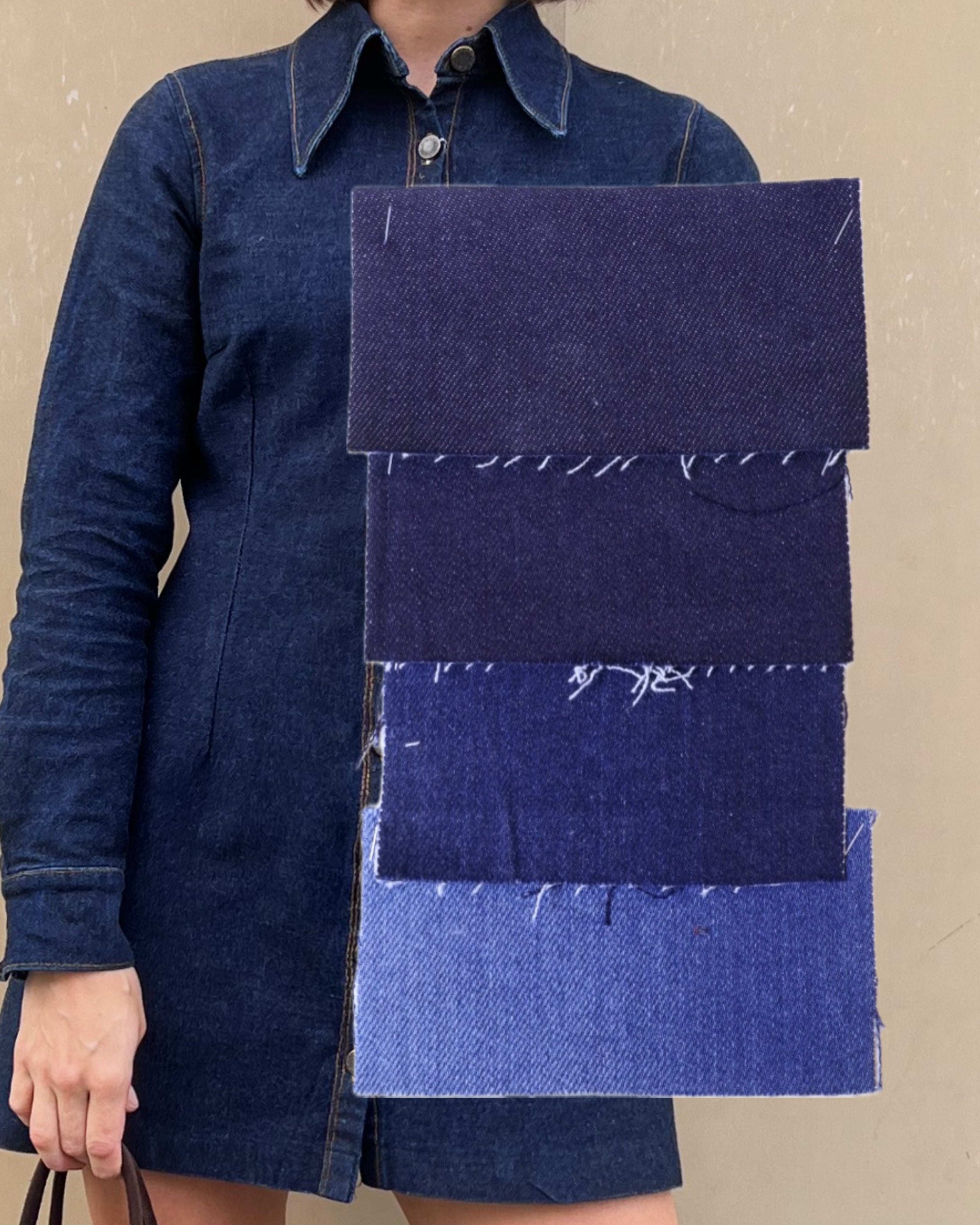 Lady + Livid denimstoff