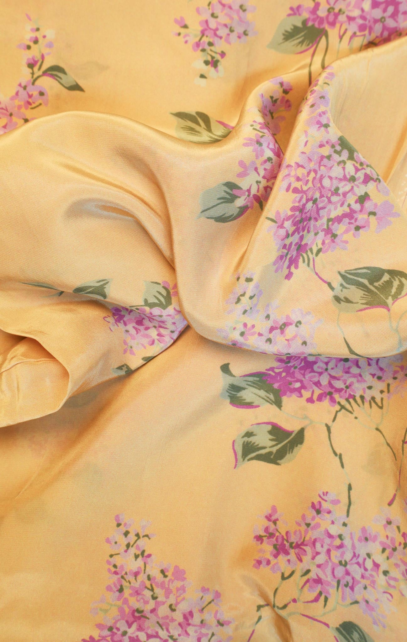 byTimo - Outside Border Lilac Viskose Crepe