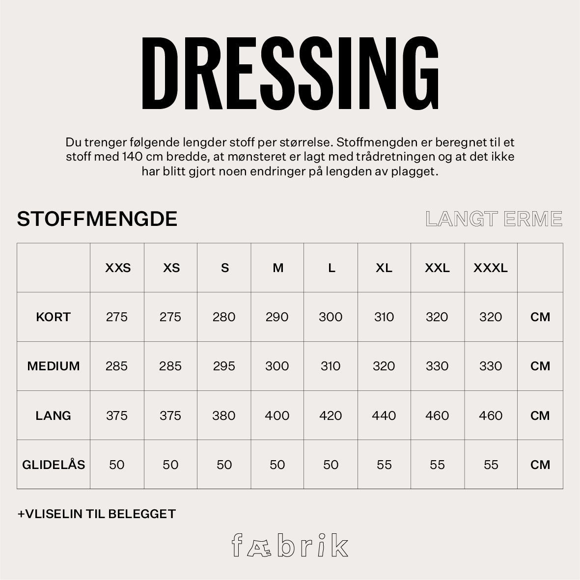 Dressing med lange ermer og v hals - Digitalt mønster