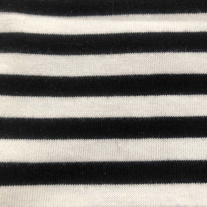 Hvit/Svart stripet jersey