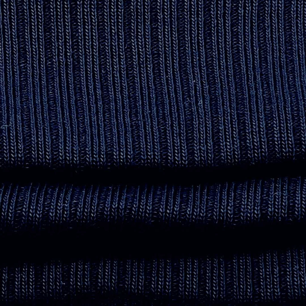 Body mønster + stoff - Mørk blå rib