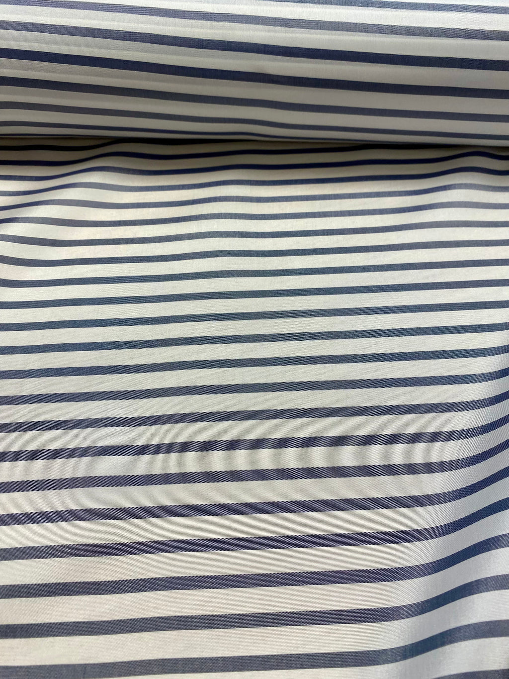 Fôr - Striper blå og hvit Viskose