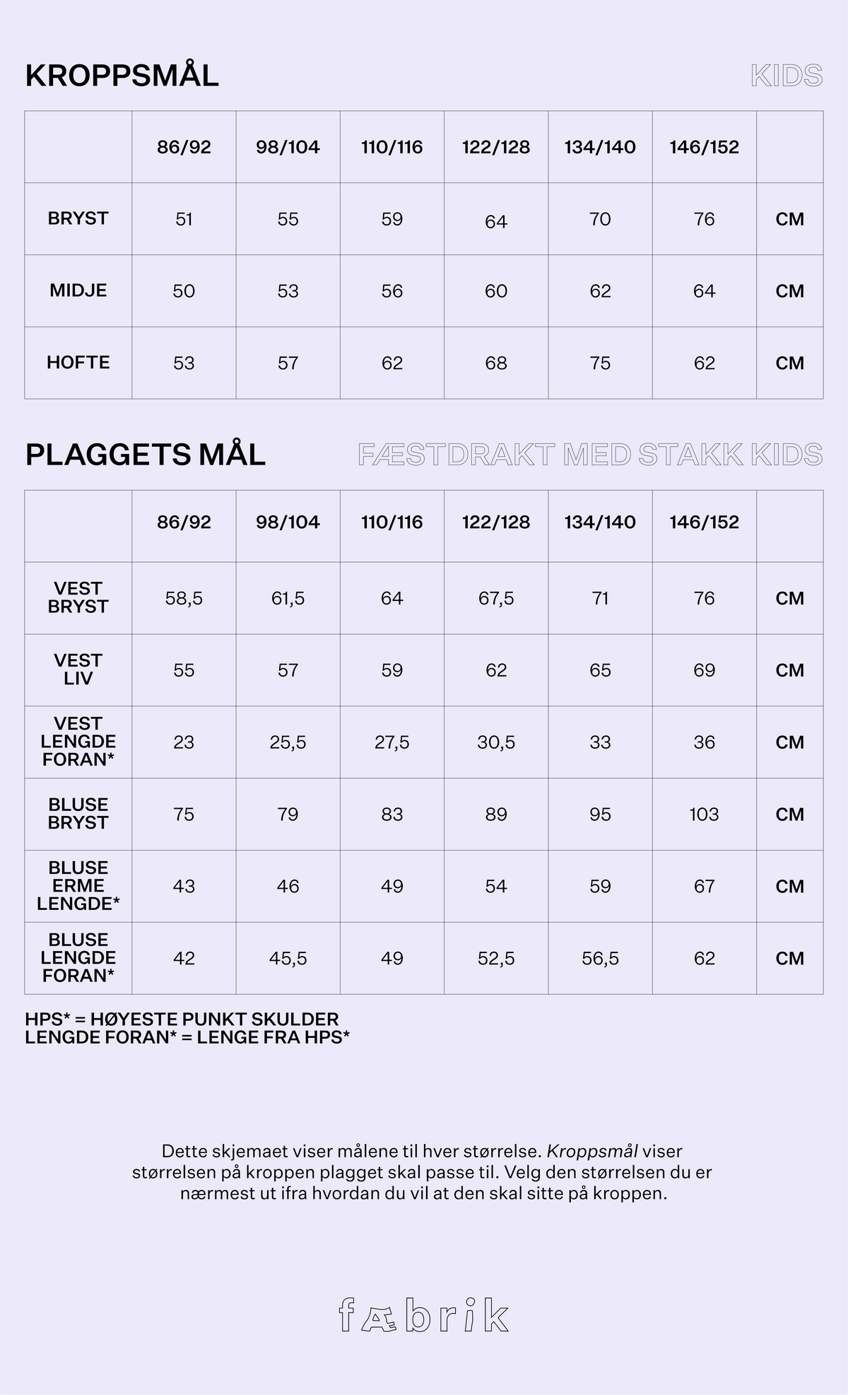 Fæstdrakt til Barn med skjørt - digitalt mønster