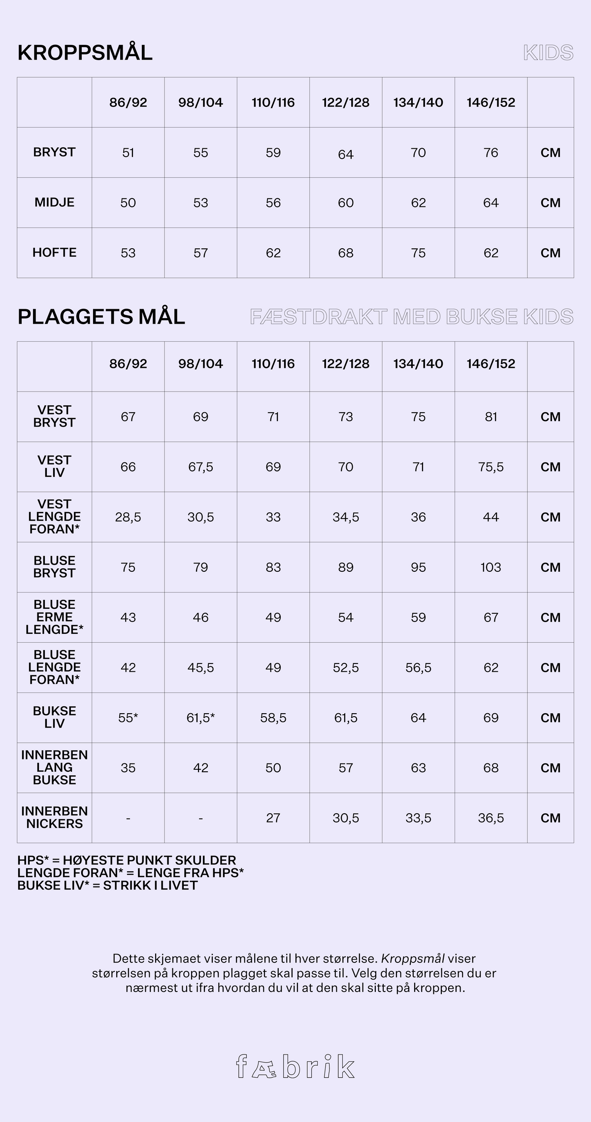 Fæstdrakt til Barn med bukse - digitalt mønster