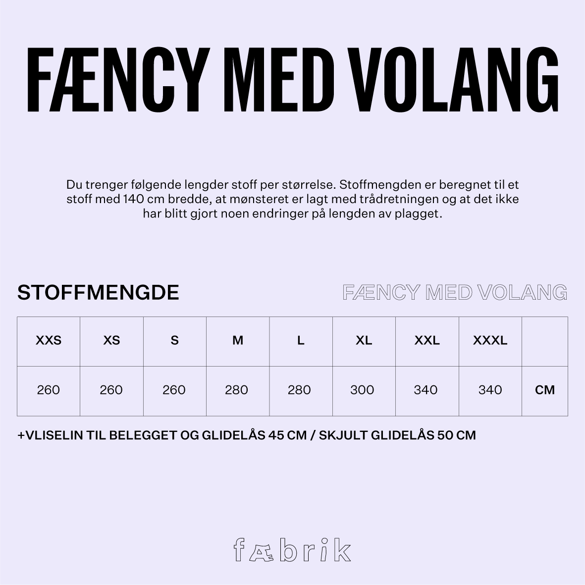 Fæncy med volang