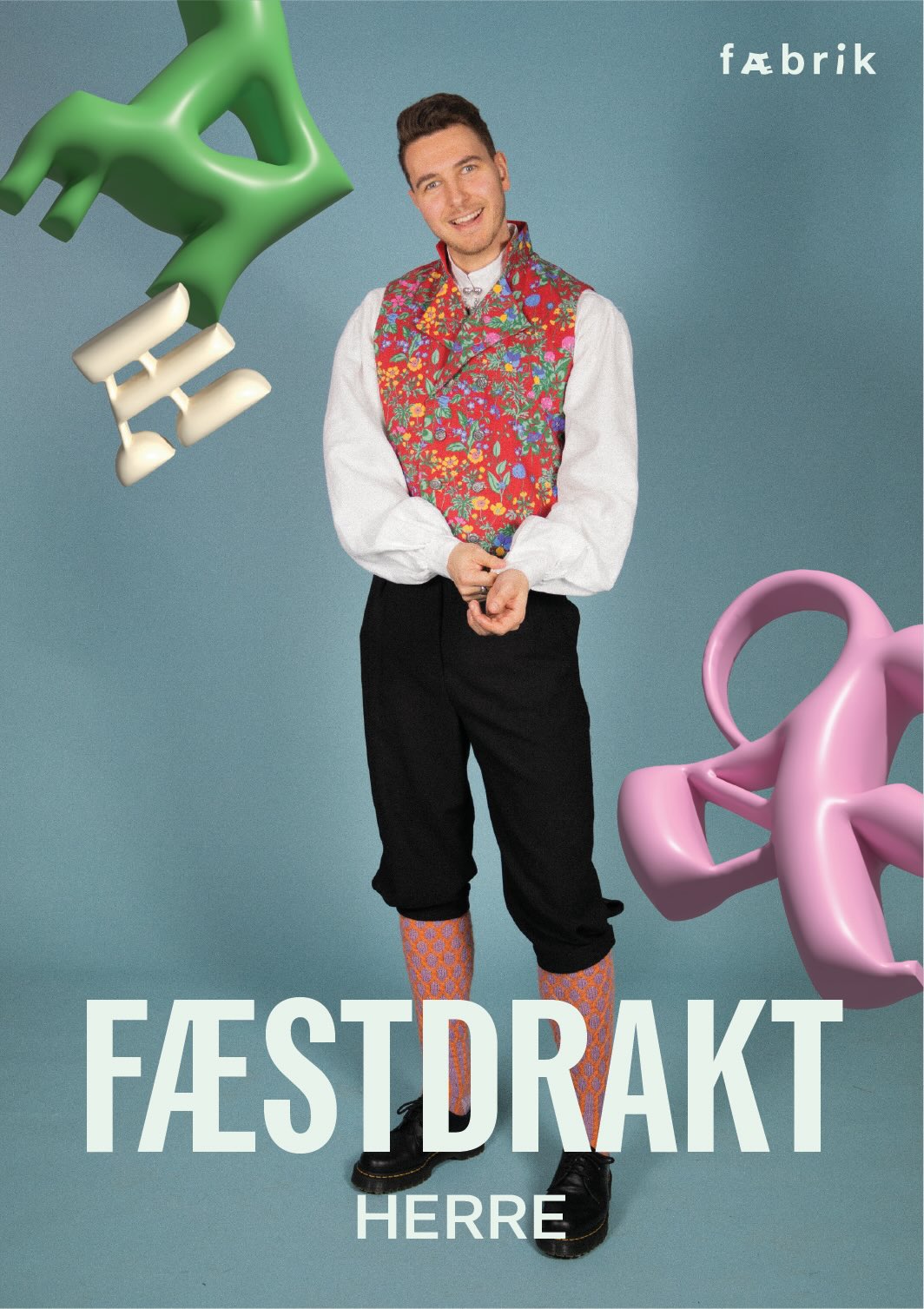 Fæstdrakt herre - Fysisk mønster