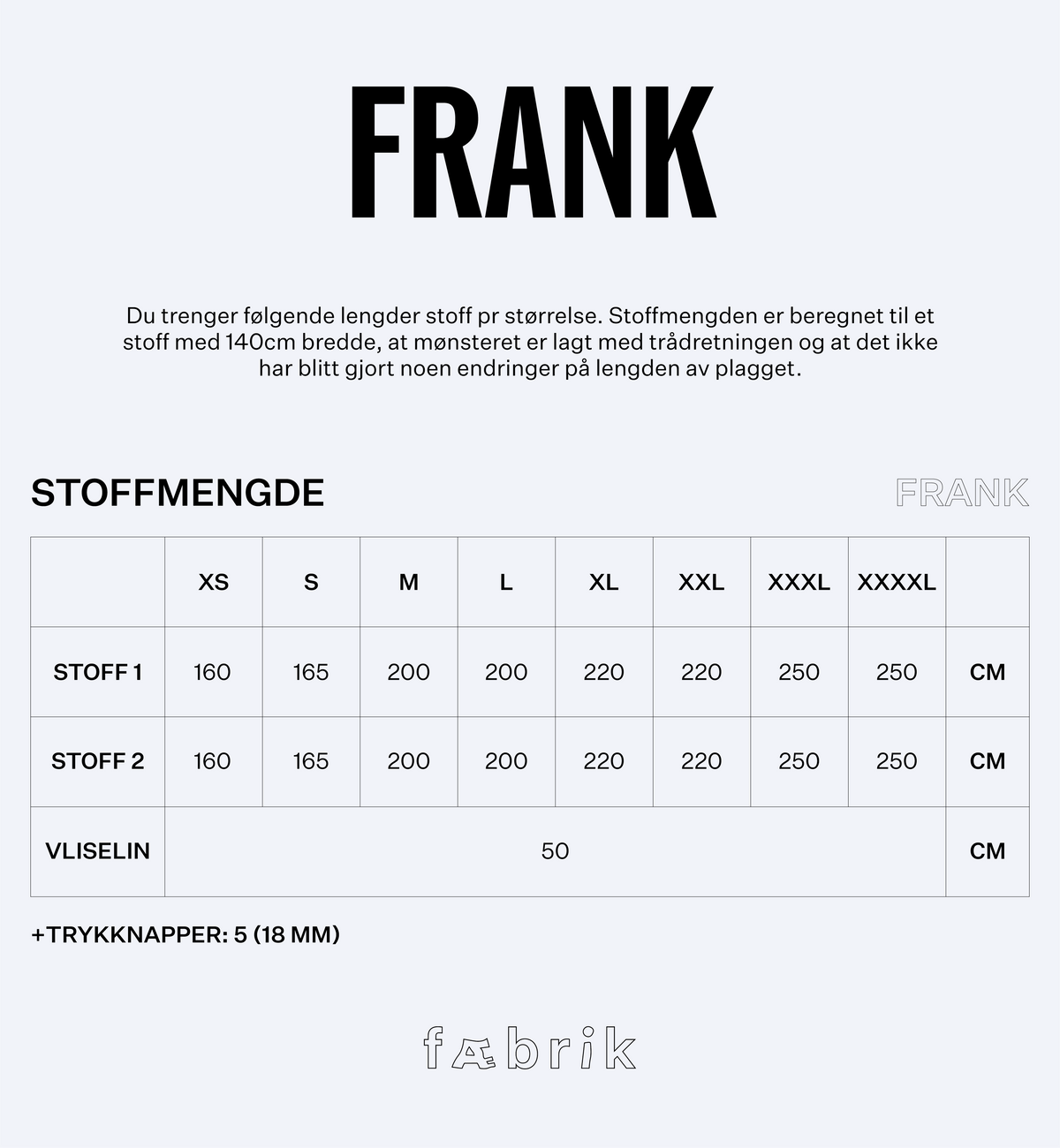 Frank - Fysisk Mønster