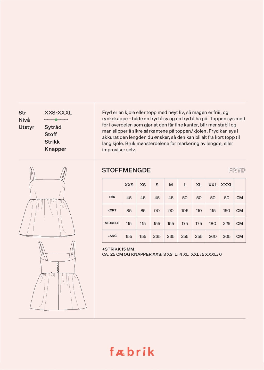 Fryd - Fysisk mønster