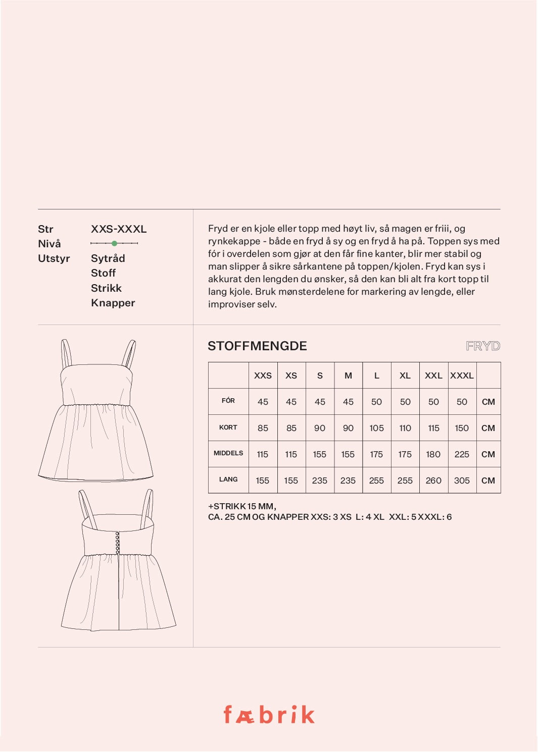 Fryd - Fysisk mønster