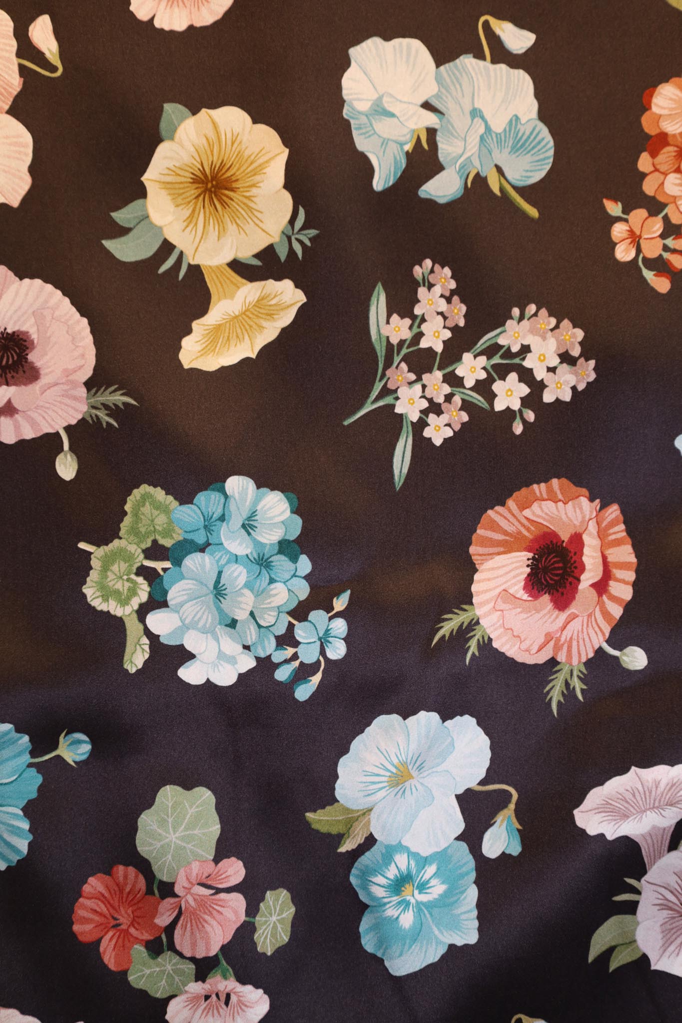 Liberty Fabrics - Mrs Gardener Sort Silke