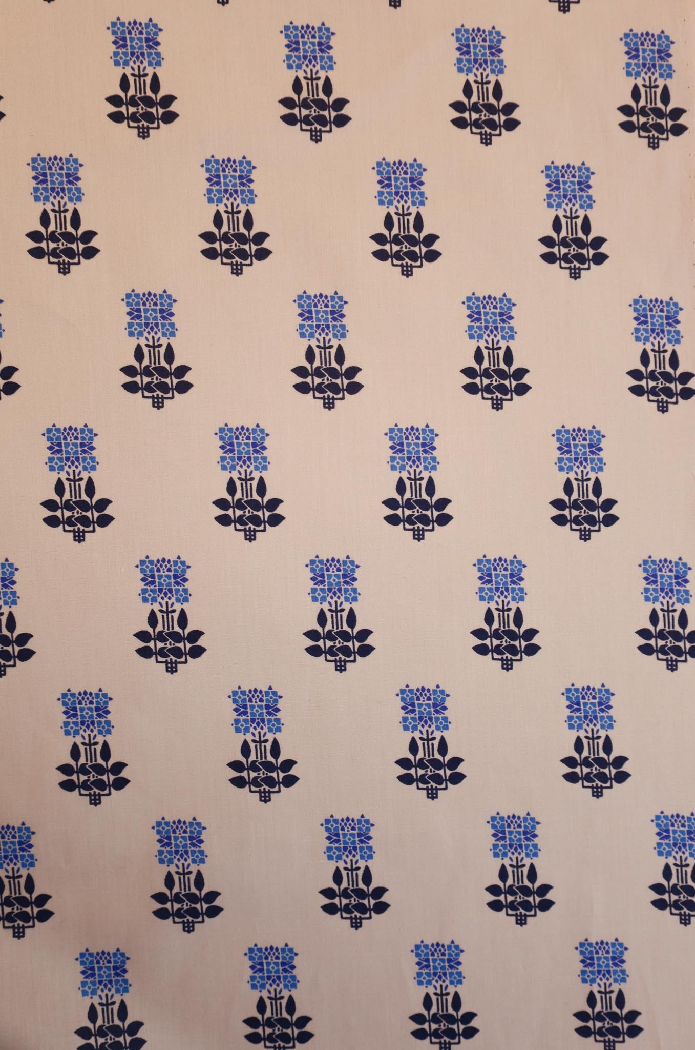 Liberty Fabrics - Charles House blå