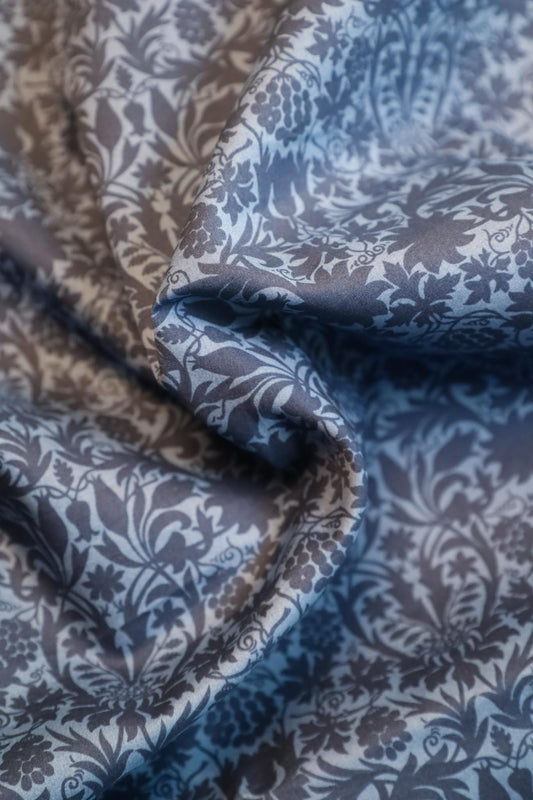 Liberty Fabrics - Mortimer Silhouette blå