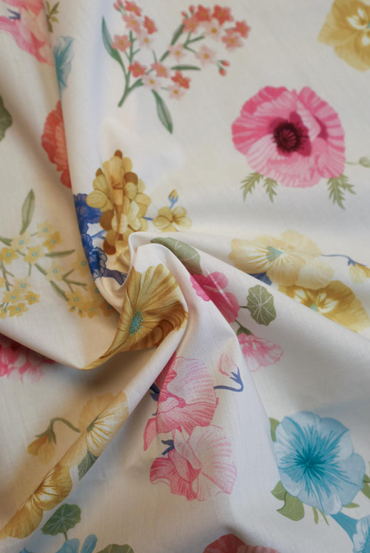 Liberty Fabrics - Mrs Gardener Hvit