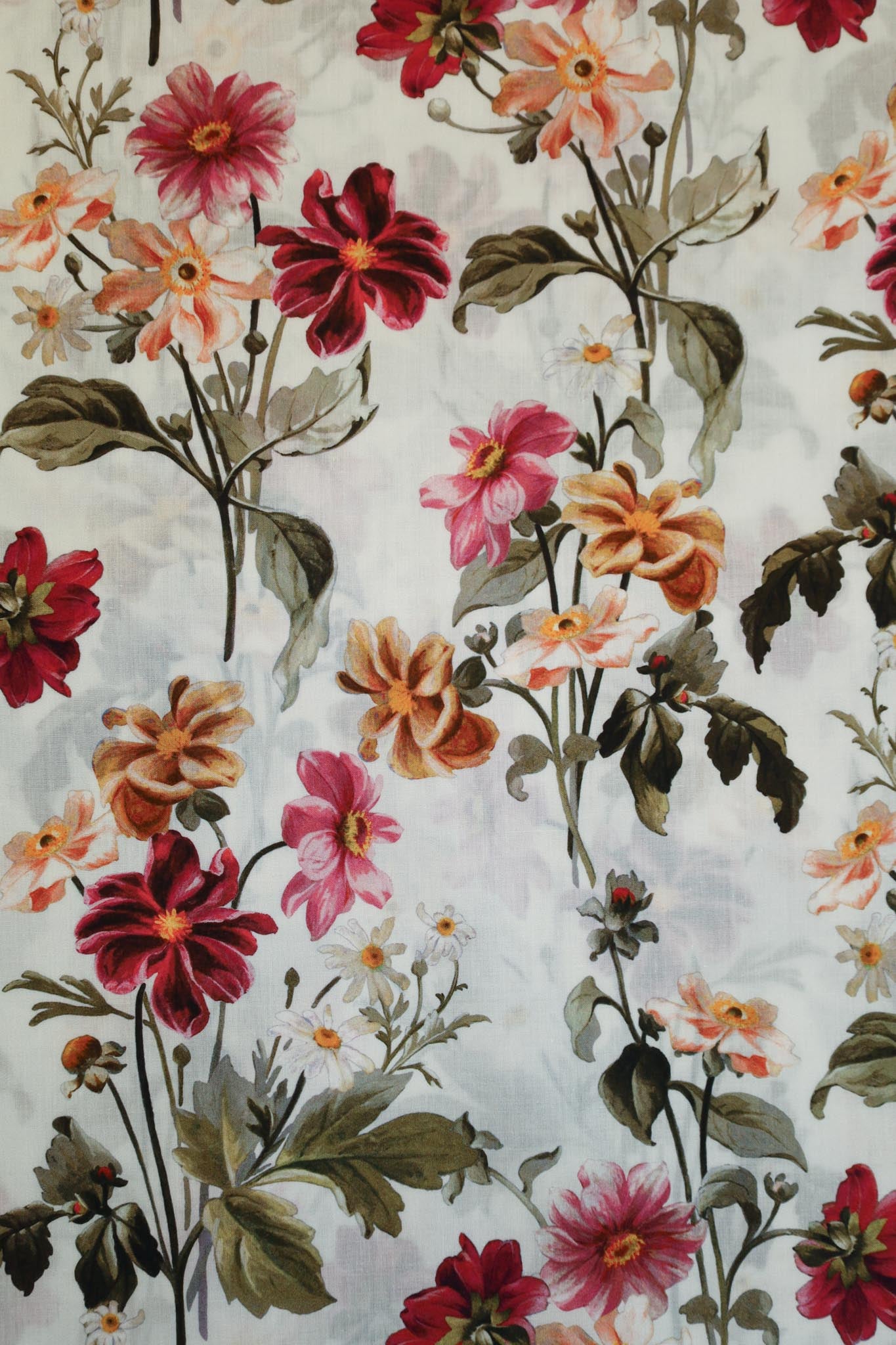 Liberty Fabrics - Barbara Covington hvit