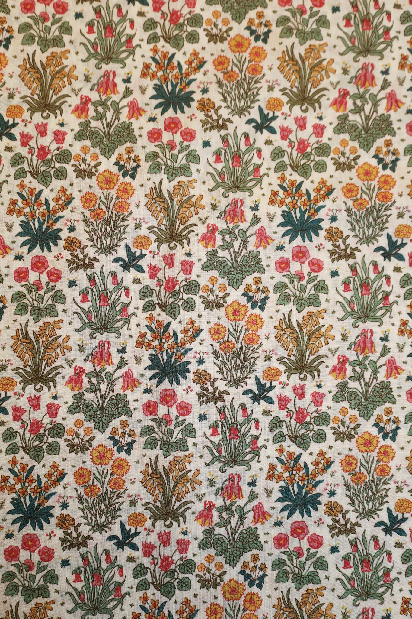 Liberty Fabrics - Colombe Study Grønn Lin