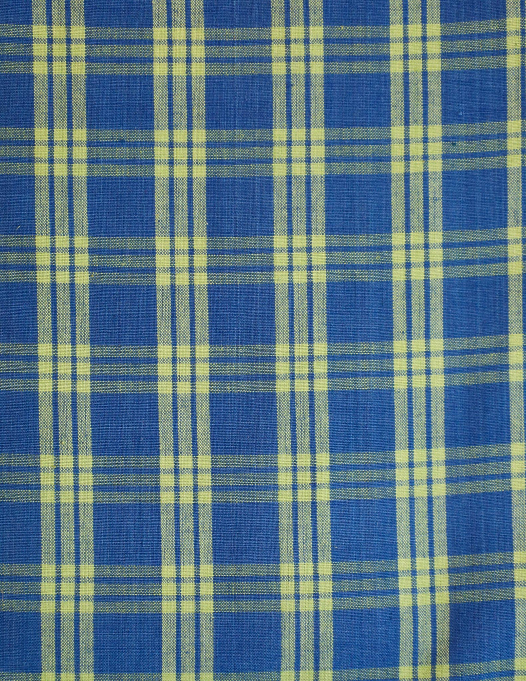 Birgitte - Rutete blå/grønn Bomull