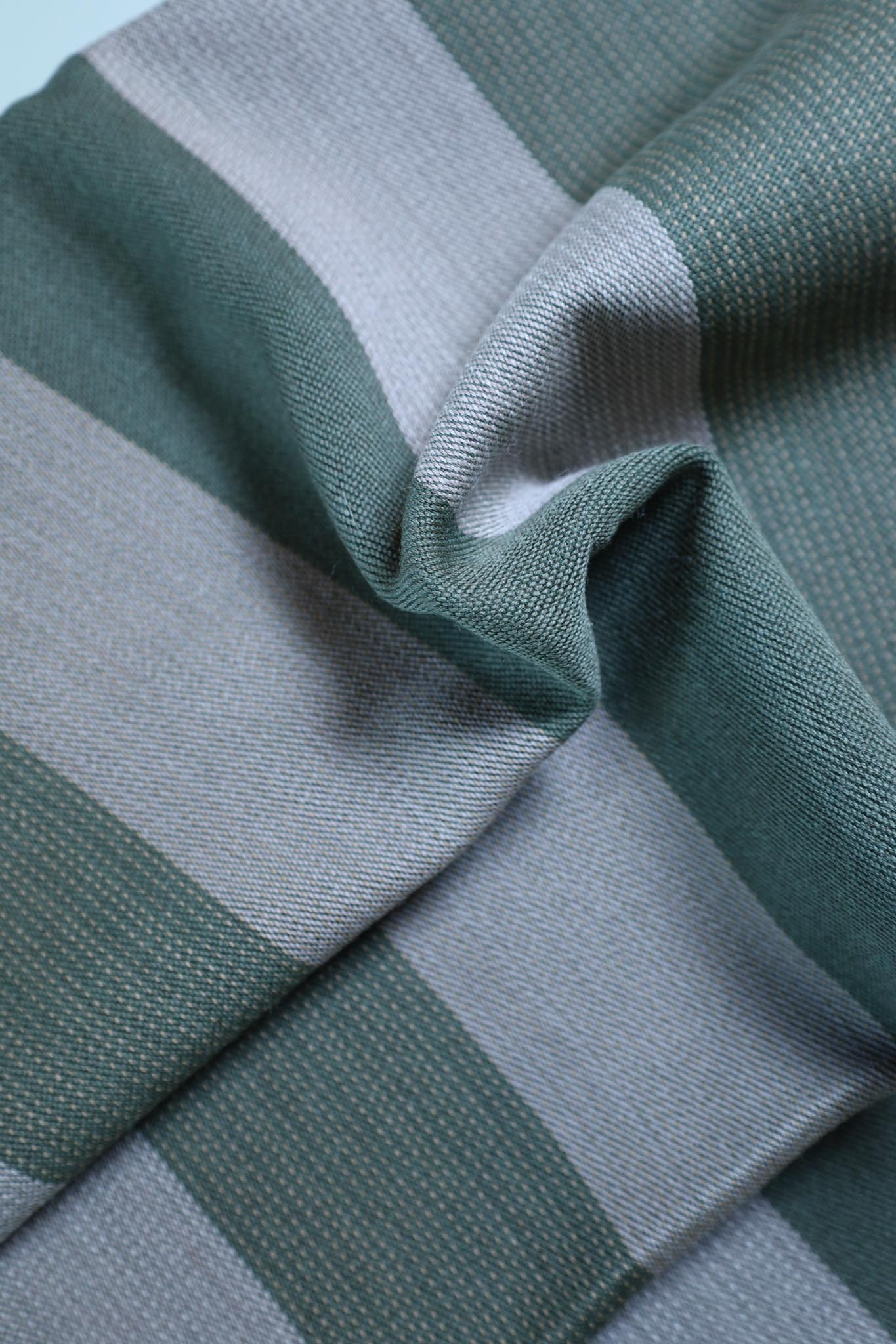 Frida - Grønn/beige stripete