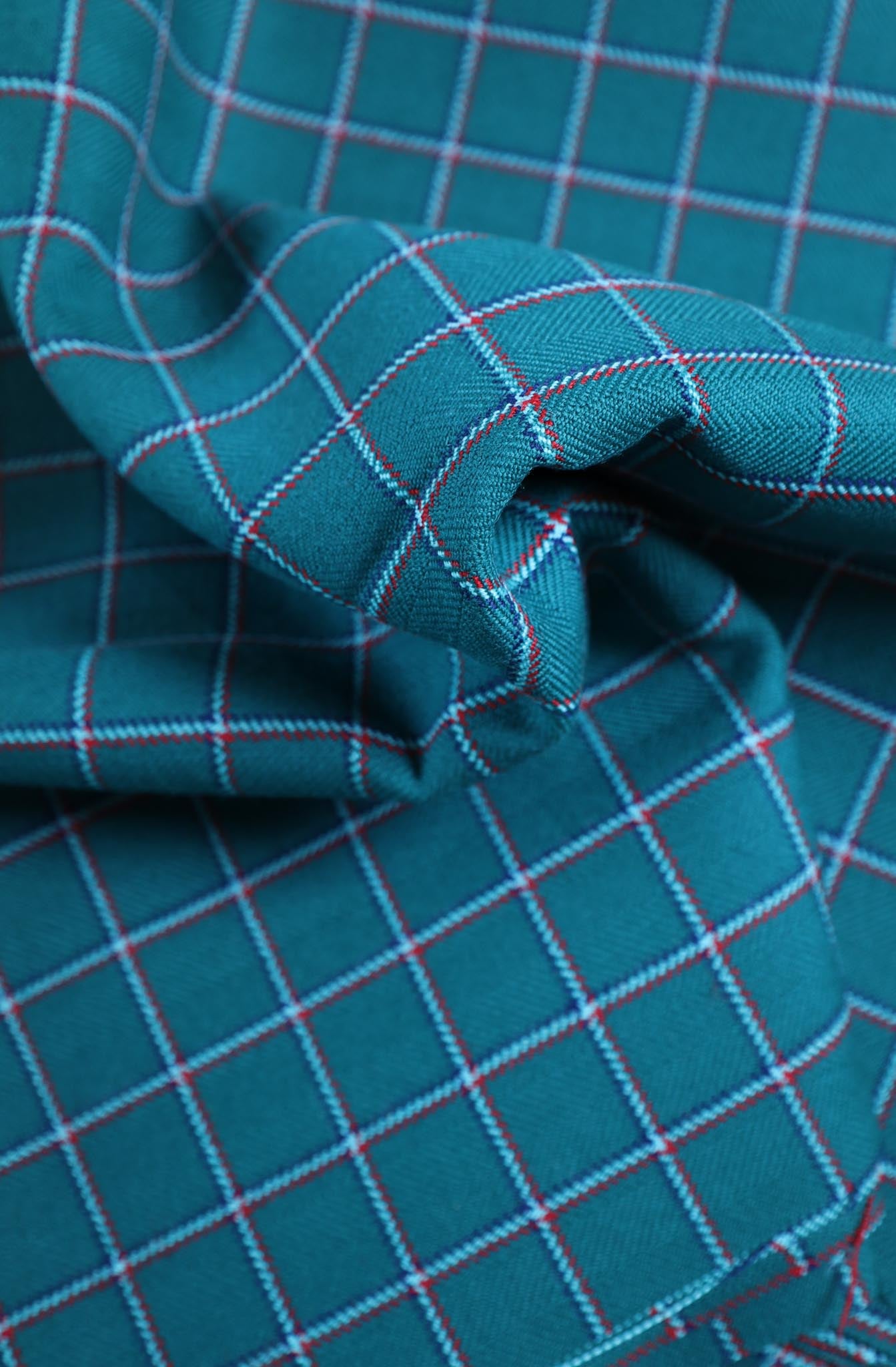 Frida - Grønn rutet