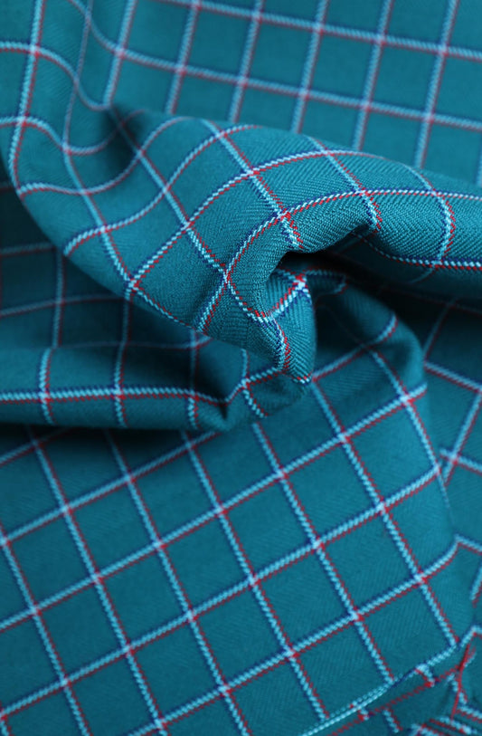 Frida - Grønn rutet