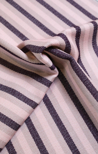 Gudrun putepakke - Striper rosa og burgunder 50x50