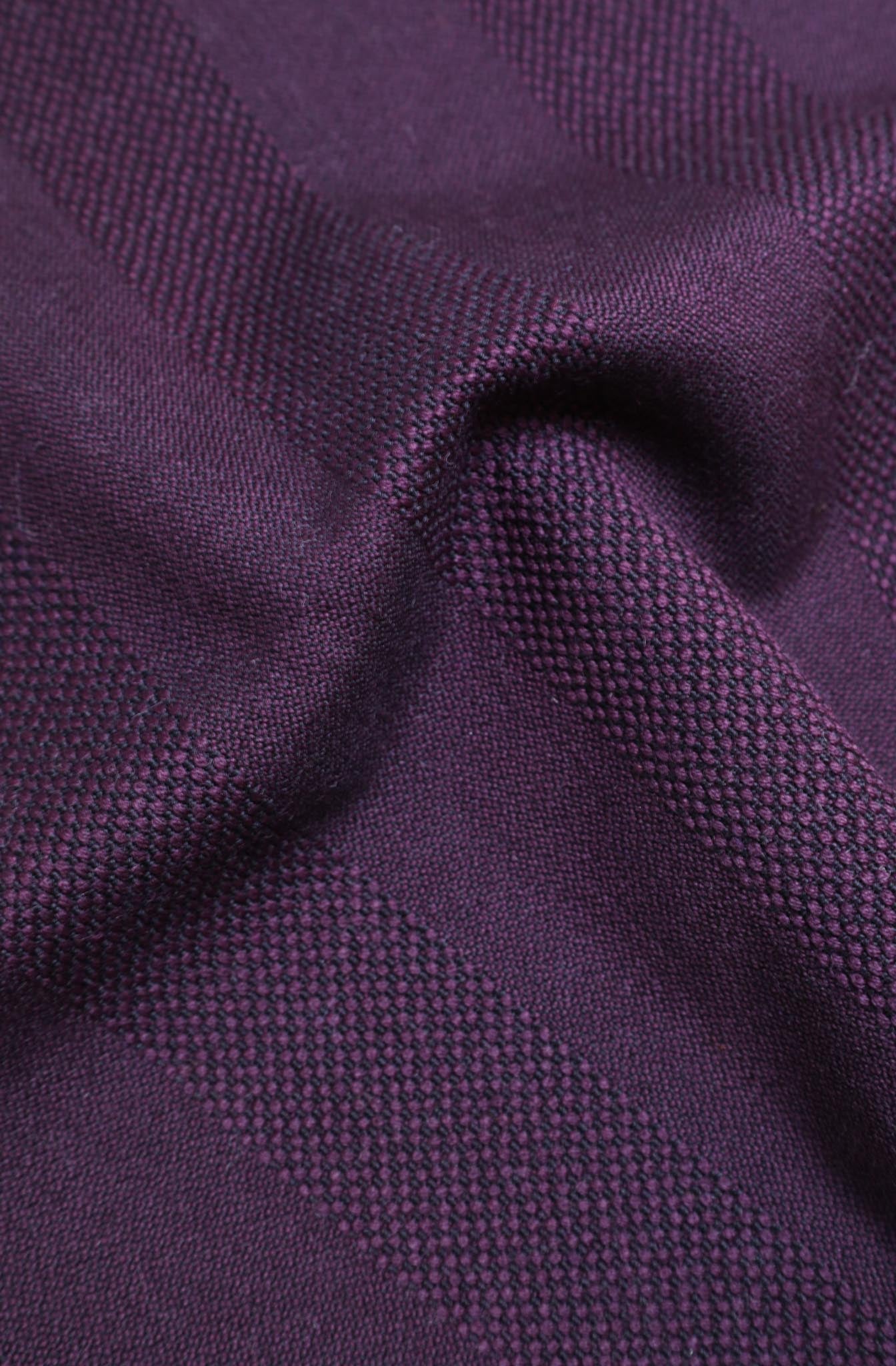 Gudrun putepakke - Unistripe Aubergine 50x50