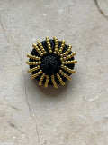 Kelly Button - Black/Gold