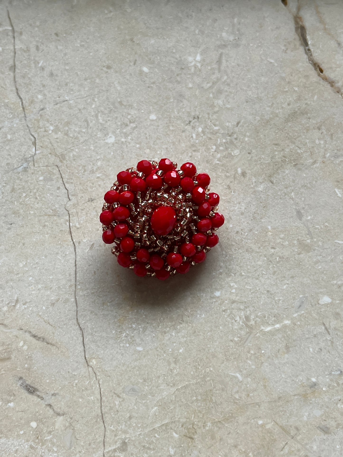 Cathy Button - Red