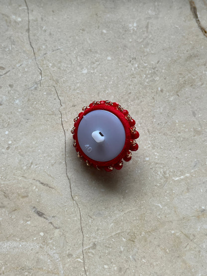 Cathy Button - Red