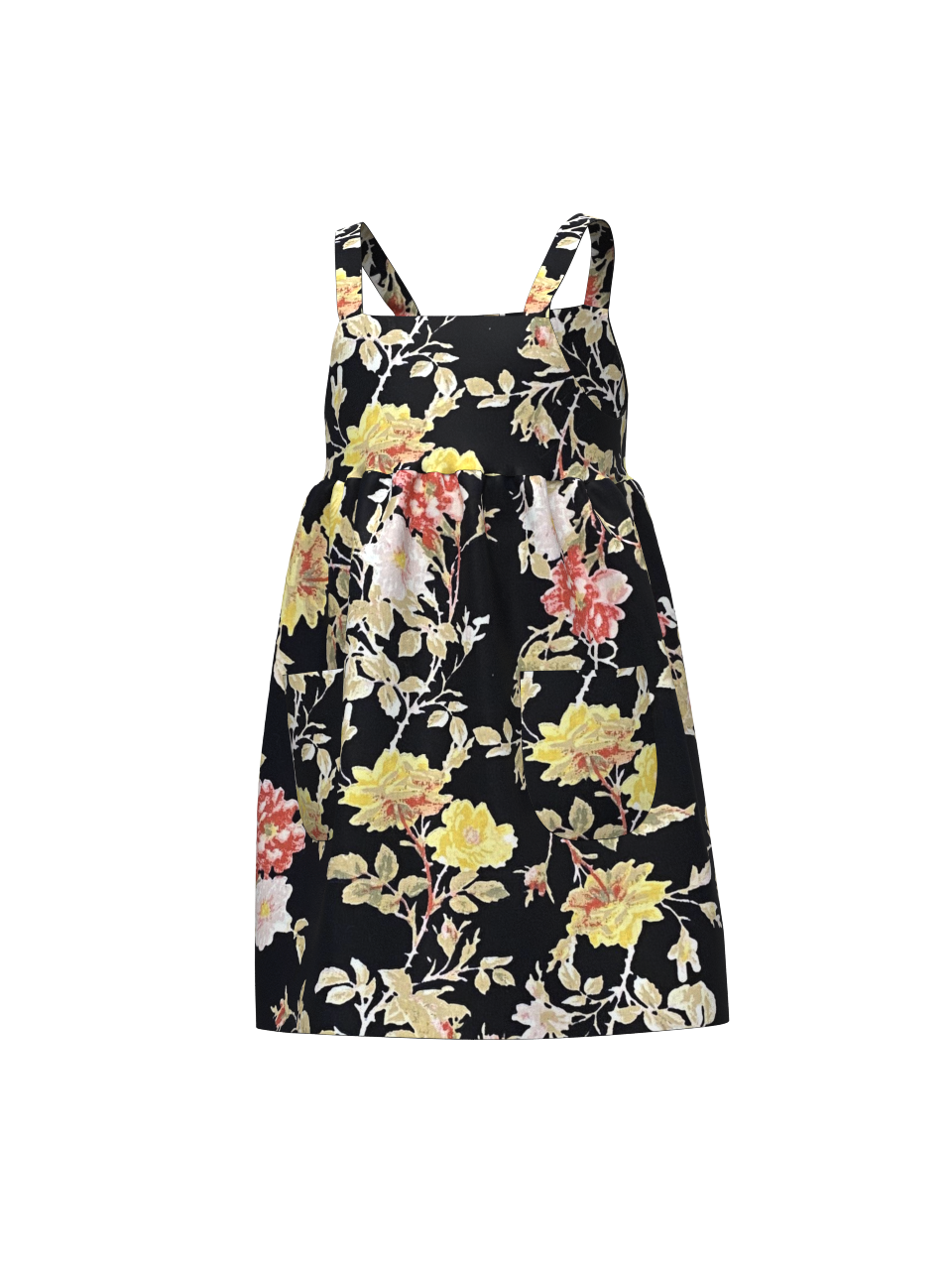 Edel barnekjole + Posy bomulls stoffpakke