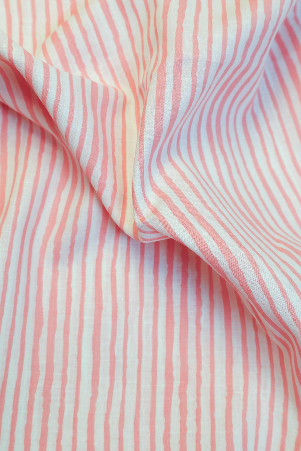 Linda - Stripet rød Lin