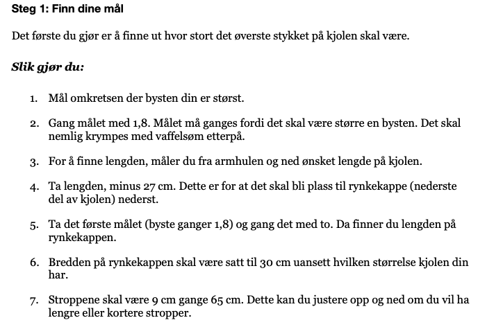 Fæbrik x MinMote kjole