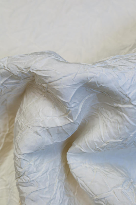 Sandra - Krem Teksturert Silke