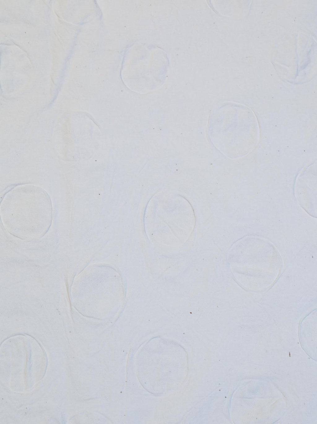 Sandra - Krem Polkadot Tekstuerert Bomull