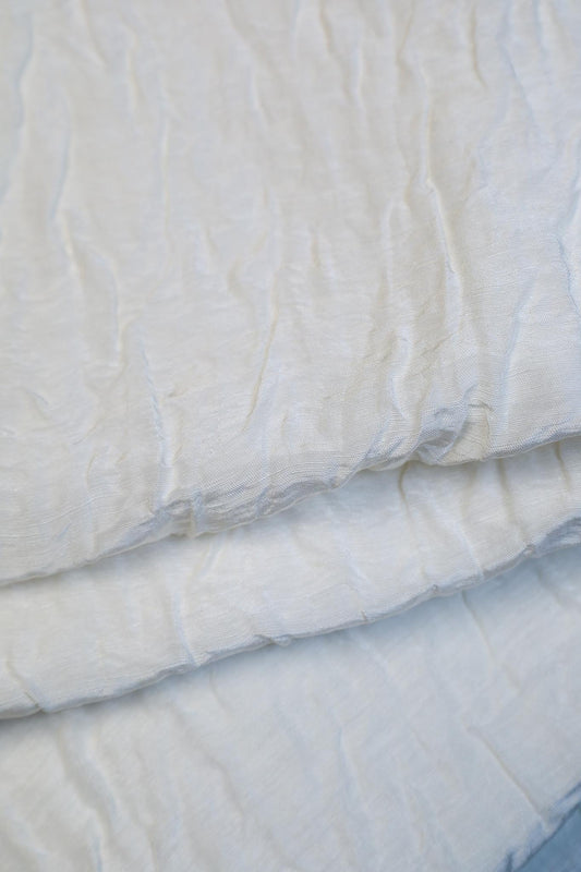 Sandra - Krem Krøllet Silke