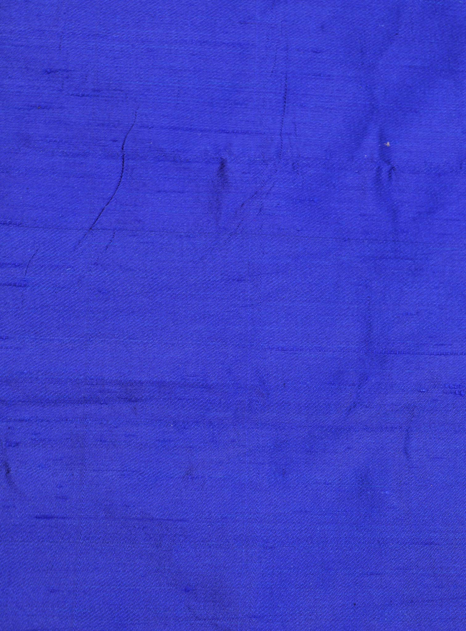 Sandra - Safirblå Thaisilke