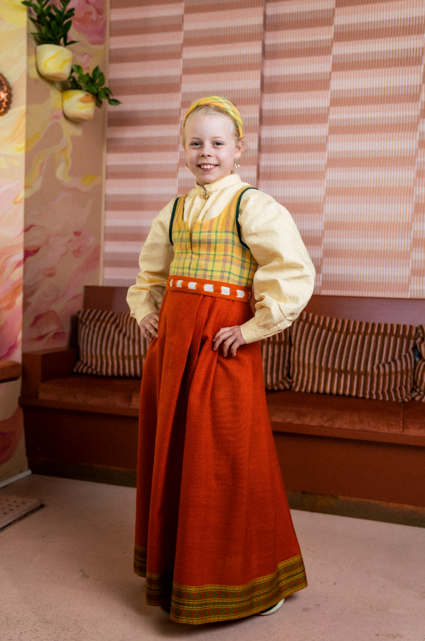 Fæstdrakt til Barn med skjørt