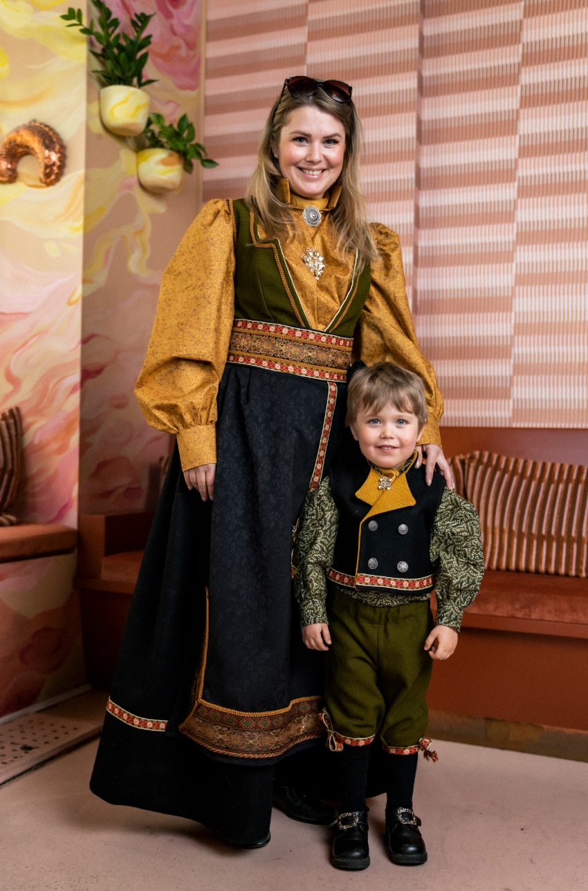 Fæstdrakt til Barn med bukse