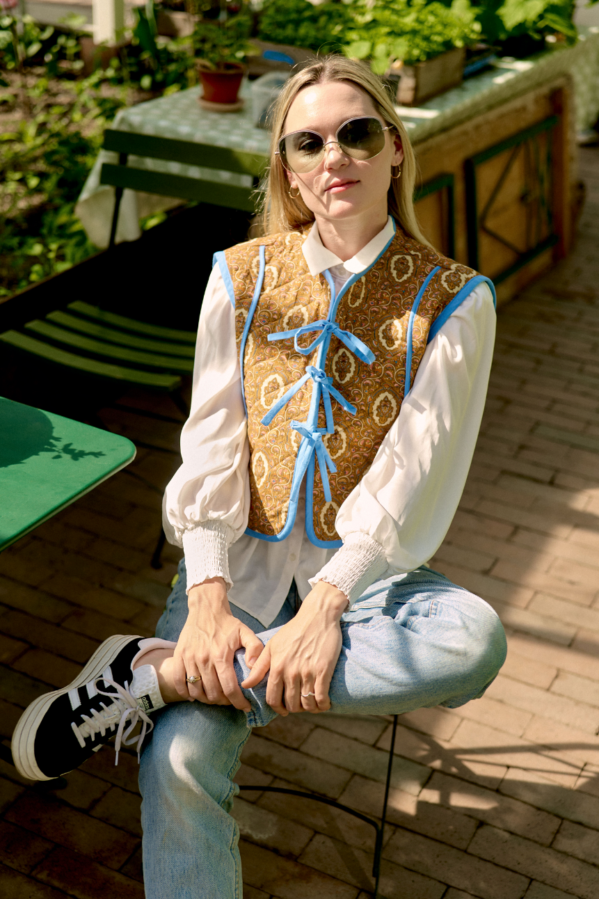 byTiMo Paisley Yellow Cotton