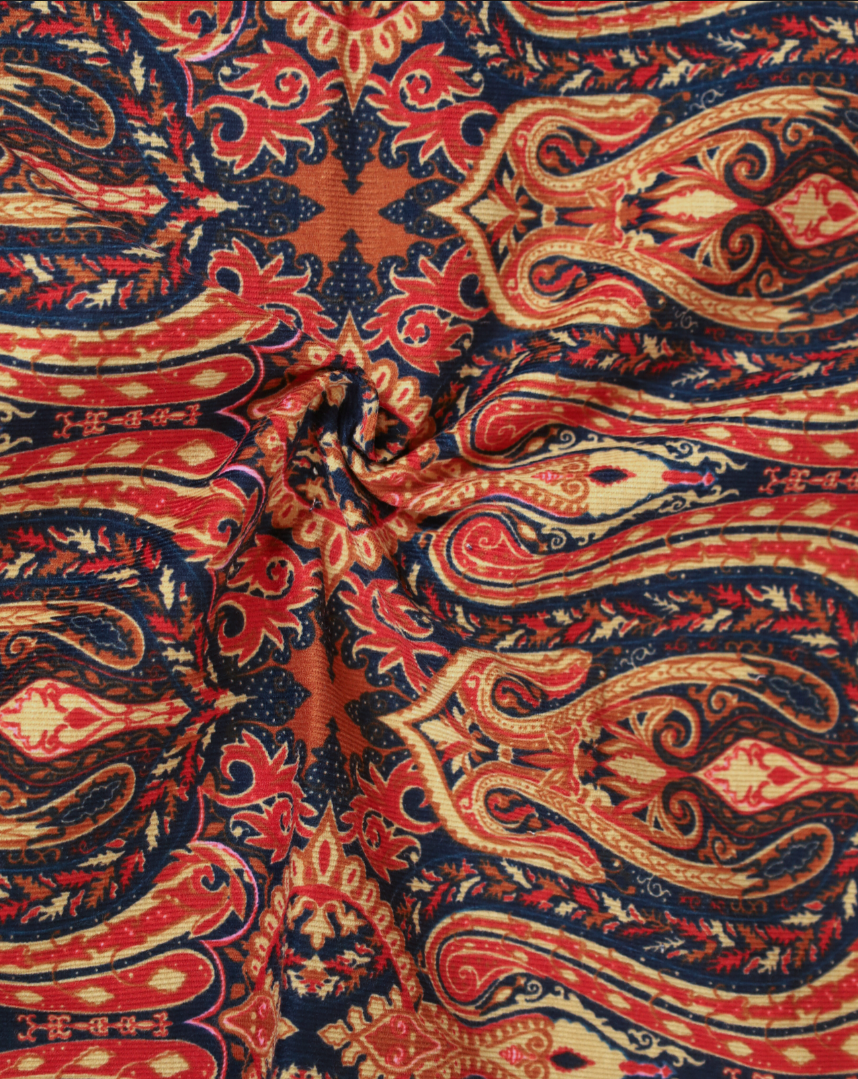 byTiMo Paisley Printed Baby Cord