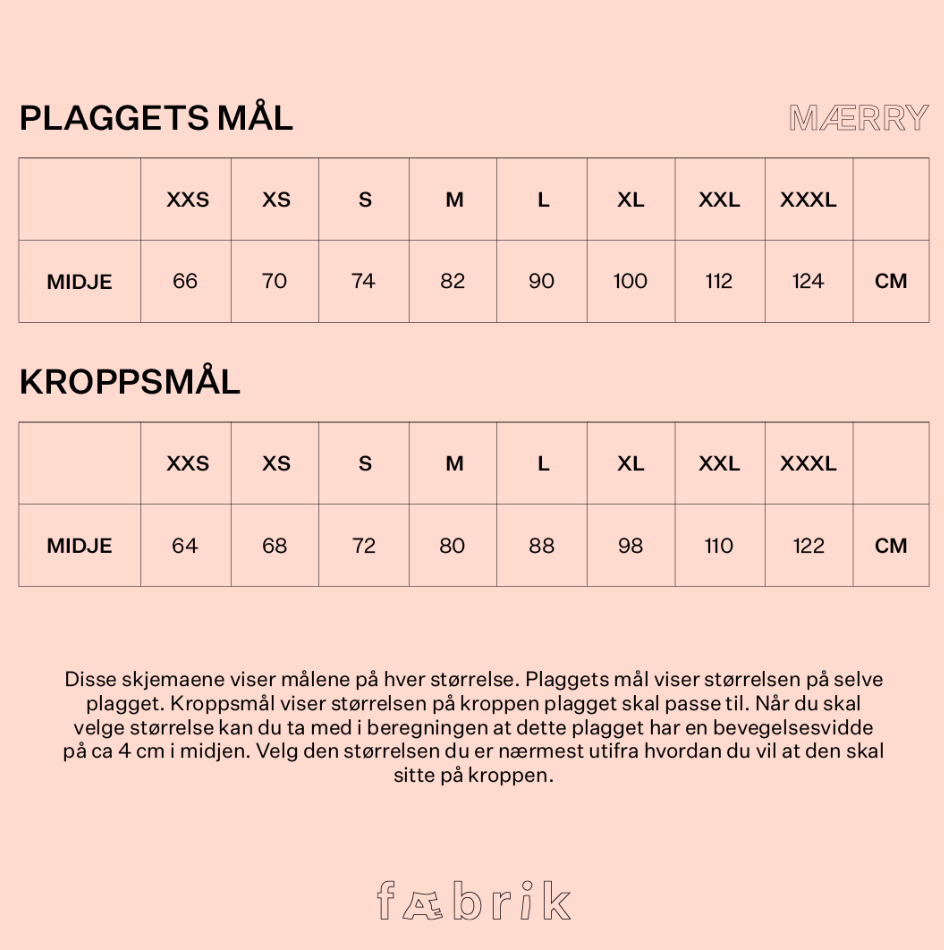 Mærry - Fysisk mønster